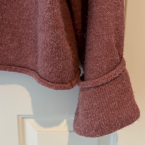 Anthropologie Rust Cowl Neck Sweater - Picture 3 of 5